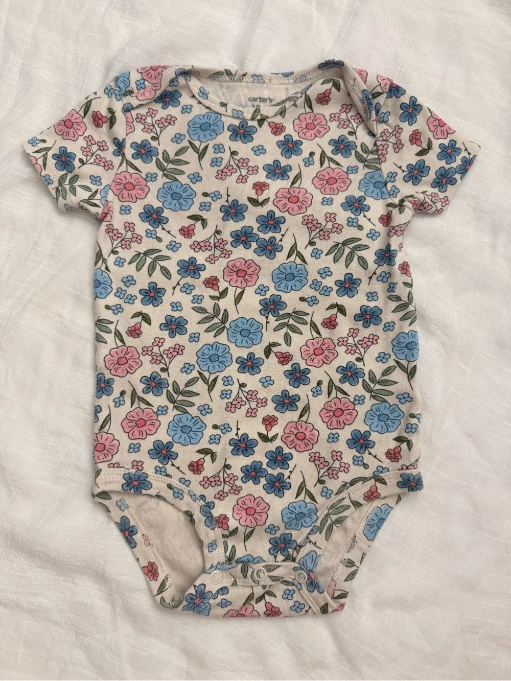 Floral Baby Bodysuit Bundle (Set of 2)